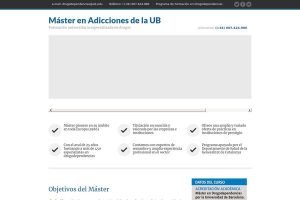 masteradicciones.com site used Landingmaster