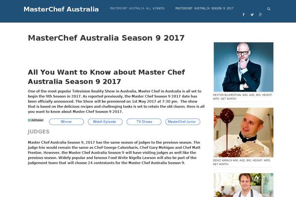 masterchef-australia.com site used SociallyViral