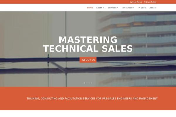 masteringtechnicalsales.com site used Mastering-technical-sales