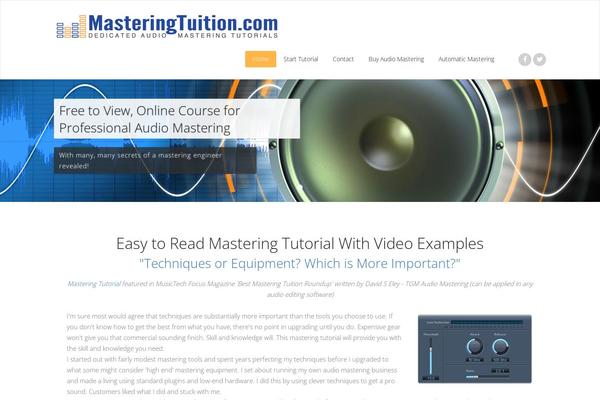 masteringtuition.com site used Appointment Green