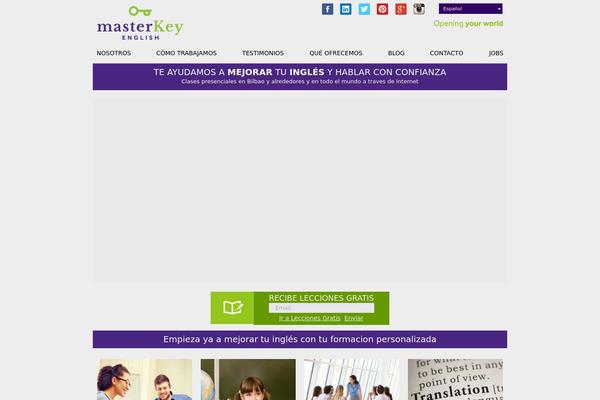 masterkeyenglish.com site used Masterkey_theme