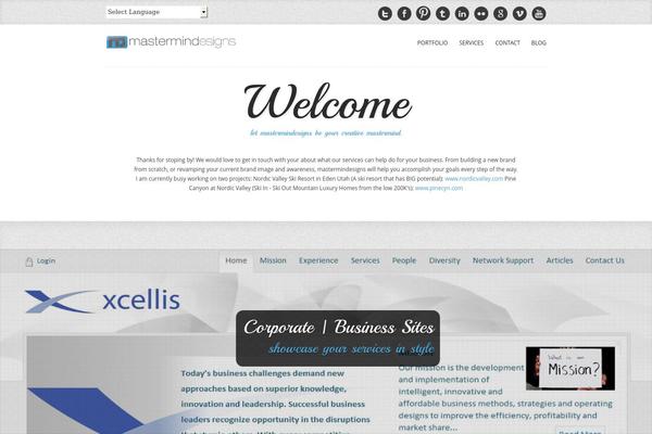 WordPress website example screenshot