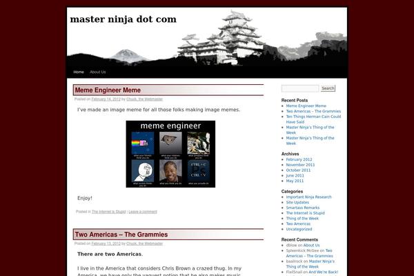 masterninja.com site used Masterninja