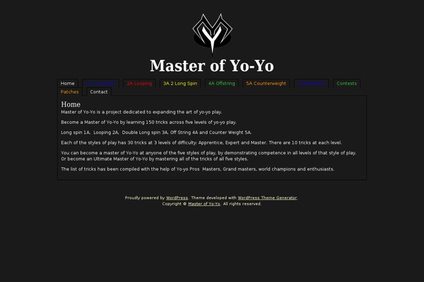 masterofyoyo.com site used Masterofyoyo
