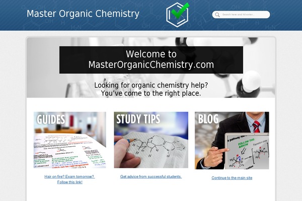 masterorganicchemistry.com site used Moc-theme