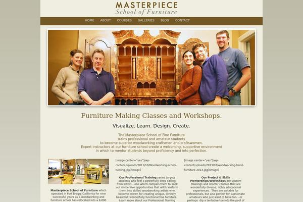 masterpieceschool.com site used Woodworking-school