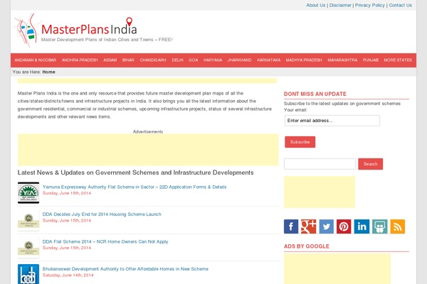 masterplansindia.com site used Mpi