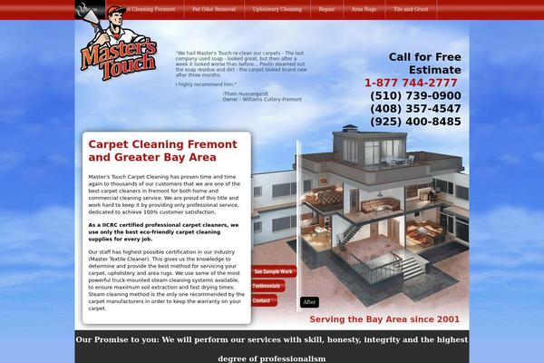 masterstouch-carpetcleaning.com site used Mastertouch