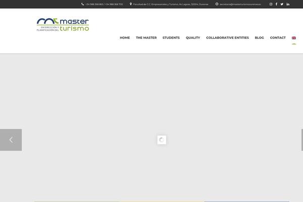 masterturismoourense.es site used Masterou