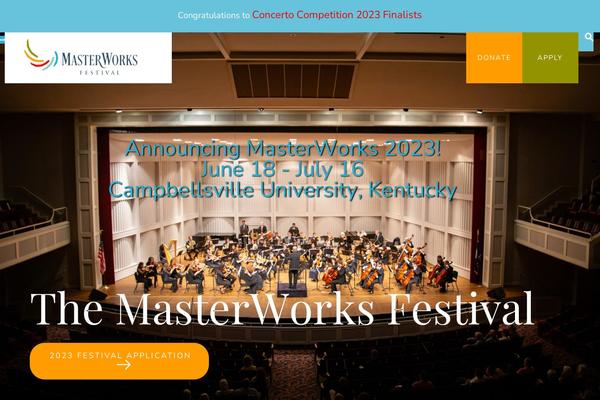 masterworksfestival.org site used Masterworks