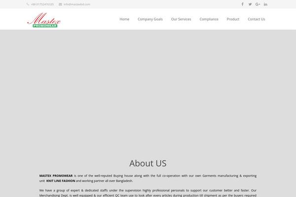 Impreza theme site design template sample