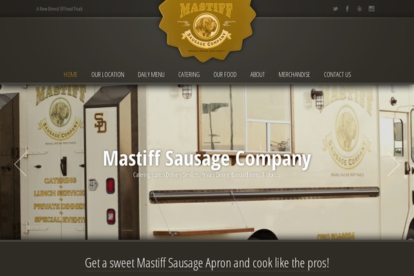 mastiff theme websites examples