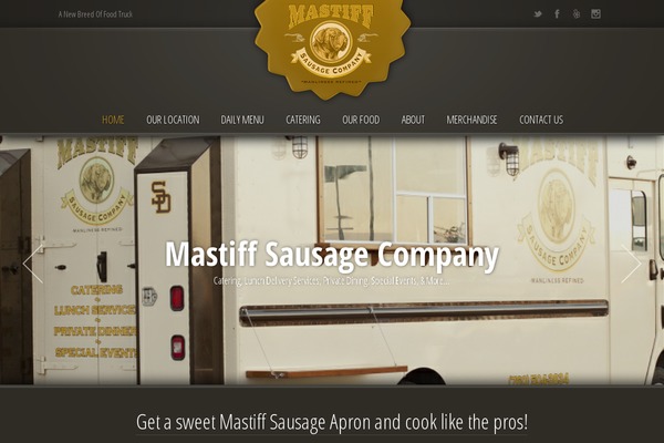 mastiffsausagecompany.com site used Mastiff