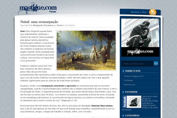 mastigue.com site used Bluegreywhite