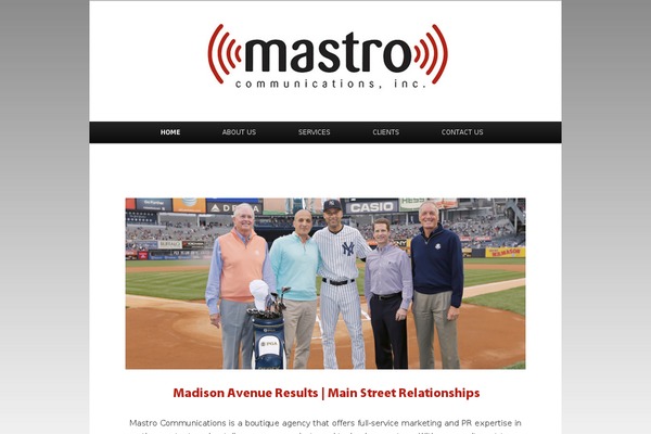 WordPress website example screenshot