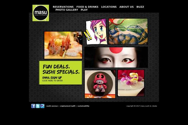 masu theme websites examples