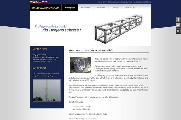 WordPress website example screenshot