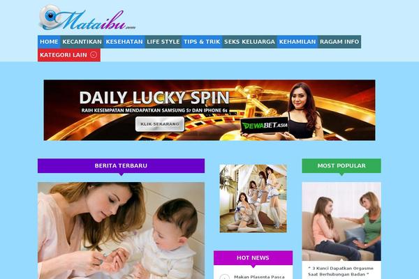 InTouch theme site design template sample