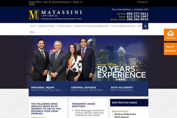 matassinilaw.com site used Matassini-2020
