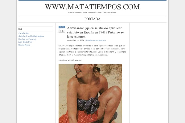 matatiempos.com site used Uva-azul
