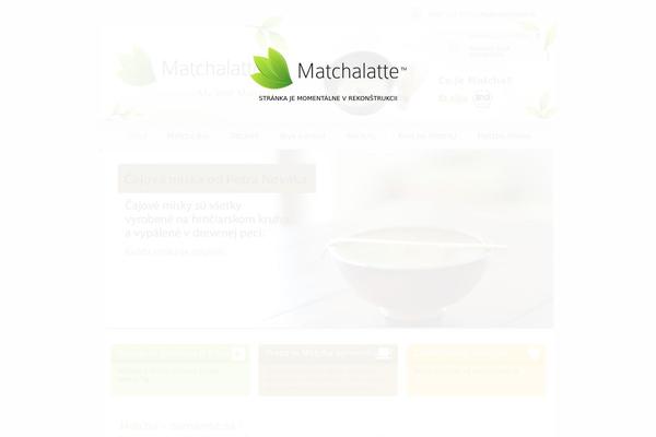 matchalatte.sk site used Matchalatte