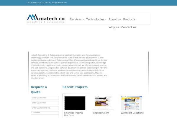 WordPress website example screenshot