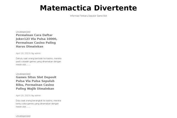 matematicadivertente.com site used blogwhite