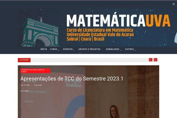 matematicauva.org site used Customizr