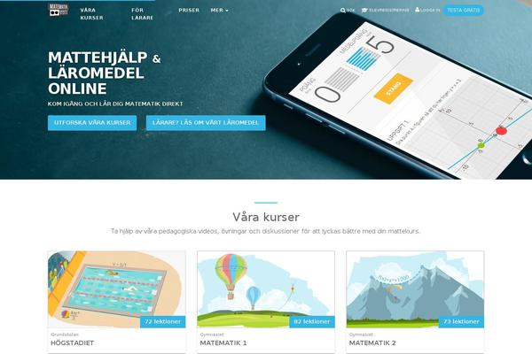 matematikvideo.se site used Matematikvideo