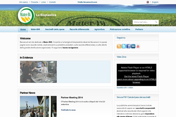 materbi.com site used Mater-bi