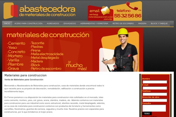 materialesparaconstruccion.com.mx site used Radioweb