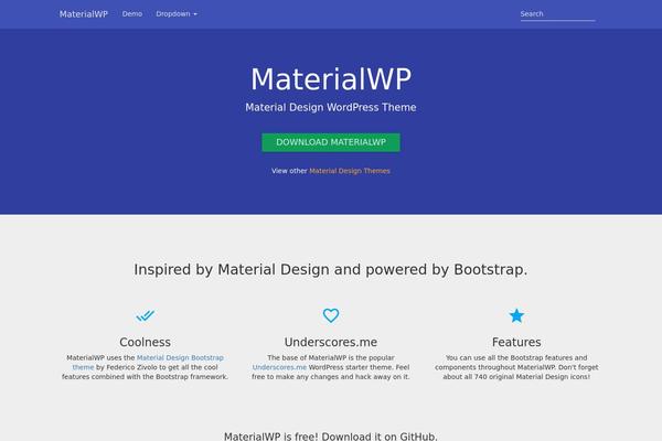 materialwp.com site used Materialwp