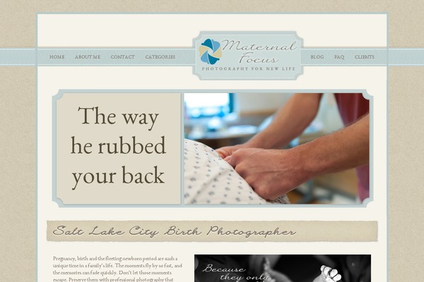 Prophoto4 theme site design template sample