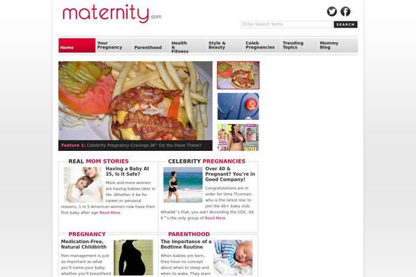 maternity.com site used Wp_femme5-v1.2