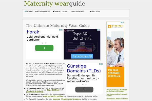 maternitywearguide.com site used Ctr Theme Plus
