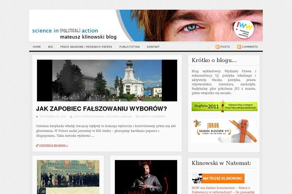 mateuszklinowski.pl site used Newspress-2.0.4