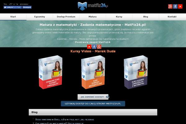 matfiz24.pl site used Matfiz24