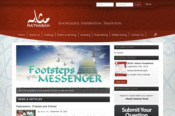 mathabah.org site used Mathabah