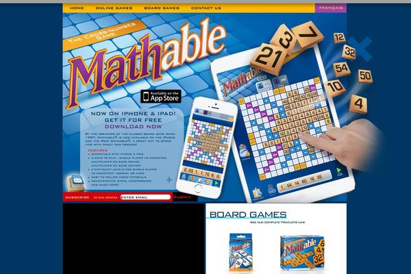 mathablegame.com site used Mathable
