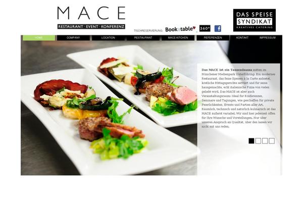 mace-restaurant theme websites examples