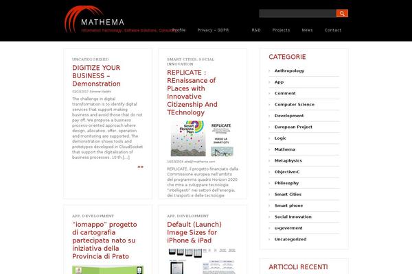 mathema.com site used Gray White Black
