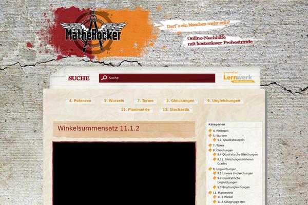 matherocker.de site used Suffusion
