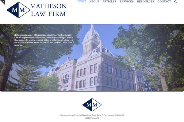 WordPress website example screenshot