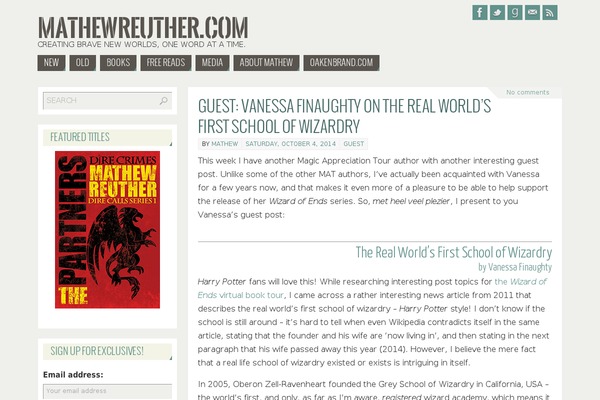 WordPress website example screenshot