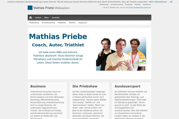 WordPress website example screenshot