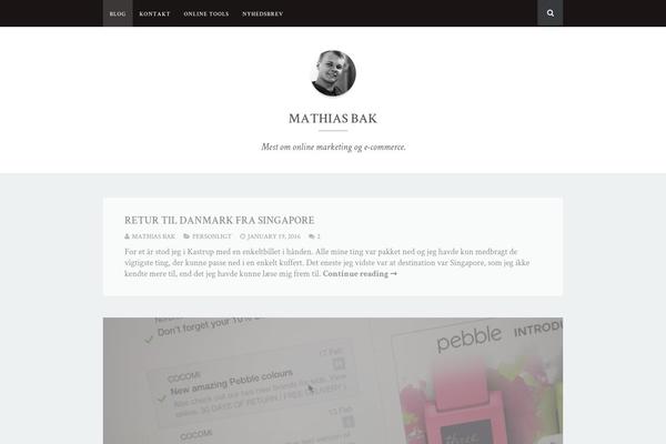 mathiasbak.com site used Mathiasbak2