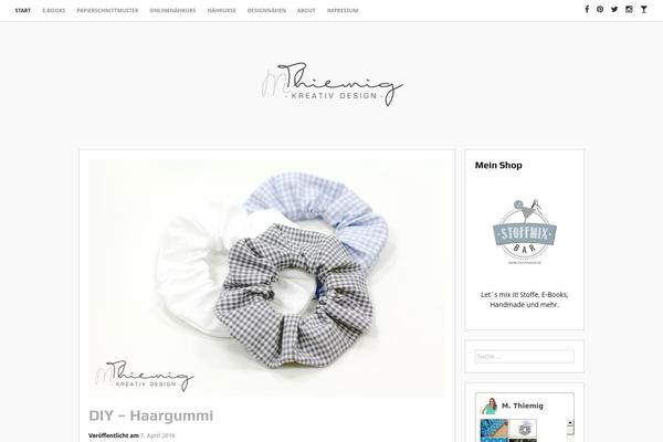Spacious theme site design template sample