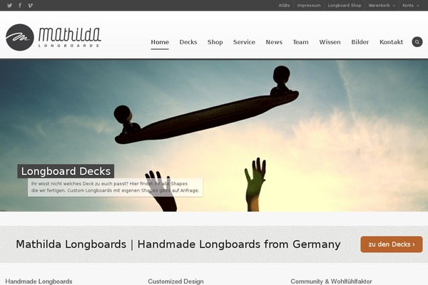WordPress website example screenshot