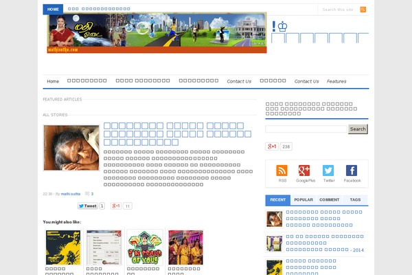 WordPress website example screenshot