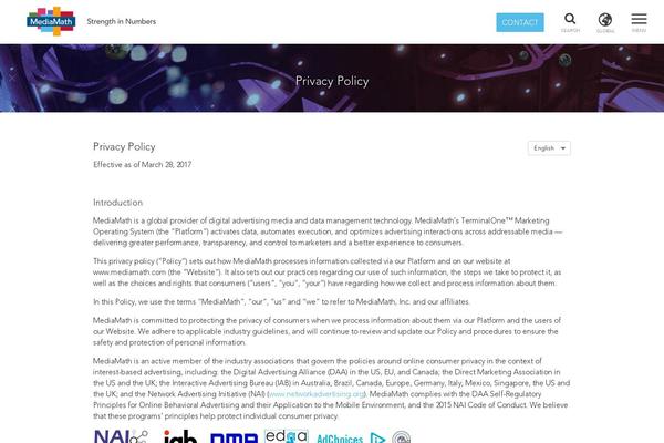 mathtag.com site used Mediamath-child